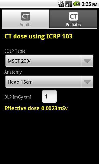 CT Dose Calculator Free截图3