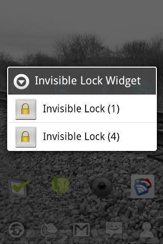 Invisible Lock Screen Widget截图1