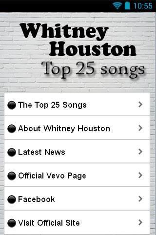 Whitney Houston Top 25 Songs截图1