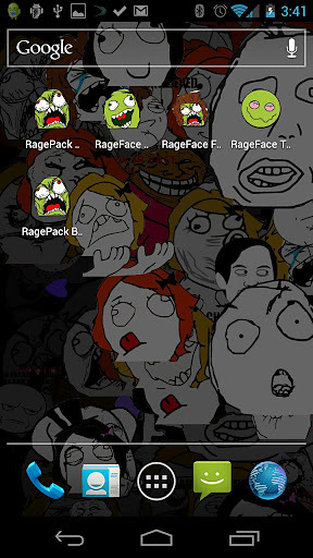 Rage Face Live Wallpaper+Share截图