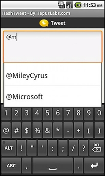 HashTweet for Twitter截图