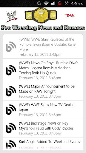 Pro Wrestling News截图1