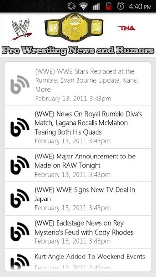 Pro Wrestling News截图3