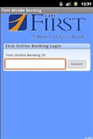 First Mobile Banking截图1