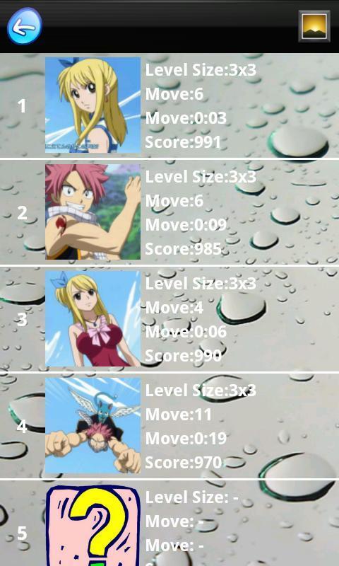 Fairy tail puzzle截图5