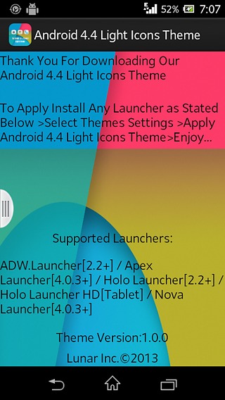 Android 4.4 Light Icons Theme截图4