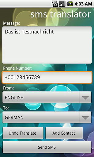 SMS Translator Lite截图1