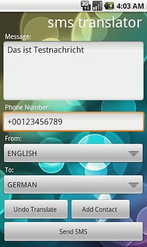 SMS Translator Lite截图