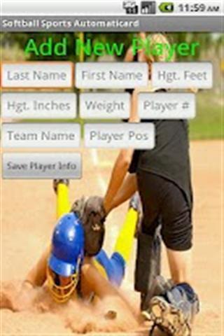 垒球打击卡创造者 Softball Hitting Card Creator截图1