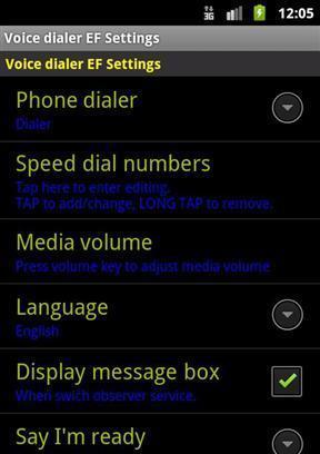 Voice Dialer EF Demo截图1