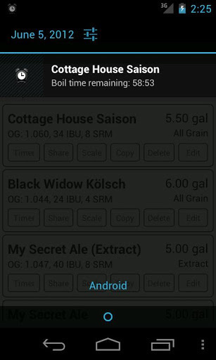 BrewR - Beer Recipe Manager截图4