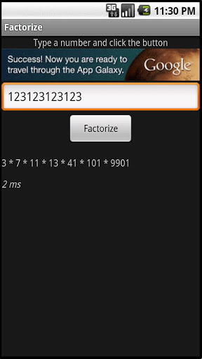 Factorize Any Number截图1