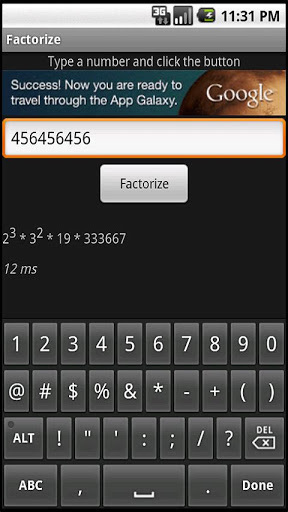 Factorize Any Number截图2