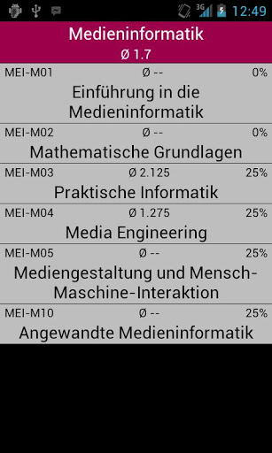 UR Notenrechner截图2