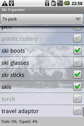 Ski Organizer截图