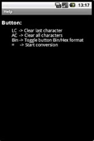 Simple Hex/Bin Converter截图3
