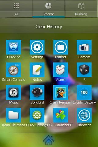 Blue Bird Launcher  Theme截图4