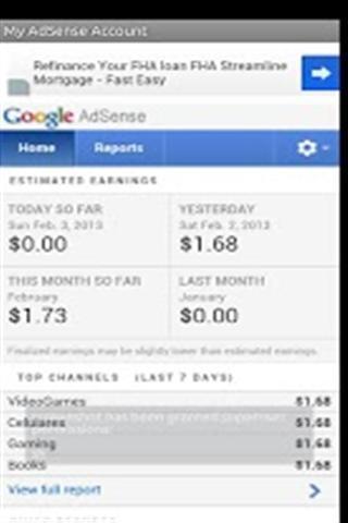 My AdSense Account截图2