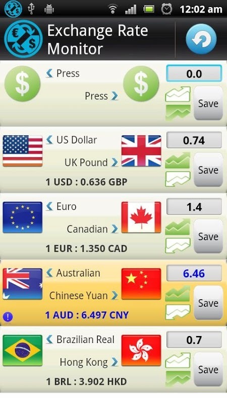 Exchange Rate Monitor截图1