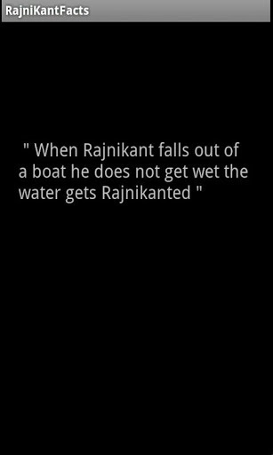 RajniKant Facts截图2