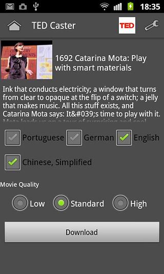 TED Caster - Get TED Video截图1