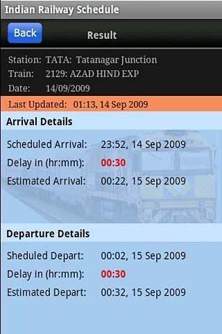 Indian Railway Schedule截图2