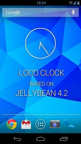 JellyBean 4.2 clock widget!截图2