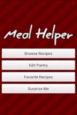 Meal Helper截图1