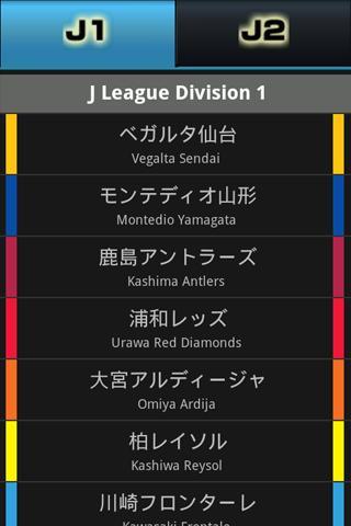 J Players ～Jリーグ选手名鉴～截图1