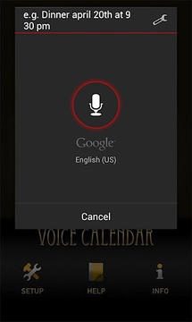 Voice Calendar Trial截图