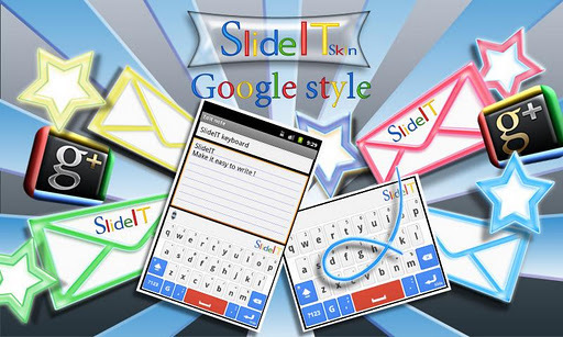 SlideIT Keyboard Google Skin截图1