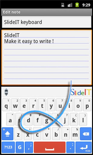 SlideIT Keyboard Google Skin截图2