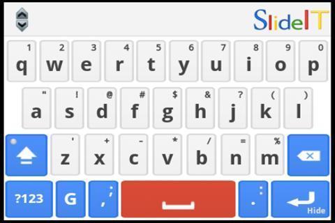 SlideIT Keyboard Google Skin截图3