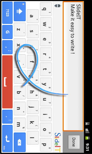 SlideIT Keyboard Google Skin截图4