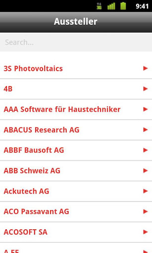 Swissbau Fair Guide截图2