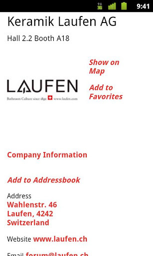 Swissbau Fair Guide截图3