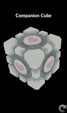 Portal Companion Cube截图
