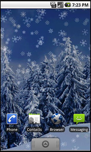 Holiday Snow Wallpaper截图2