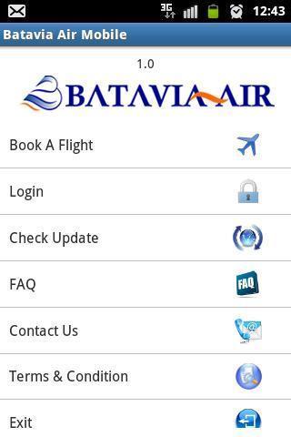 巴达维亚航空移动预约 Batavia Air Mobile Reservation截图3
