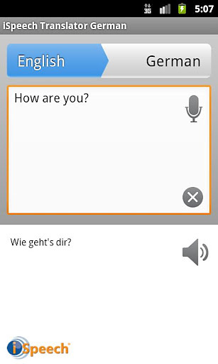 iSpeech German Translator截图1