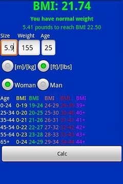 BMI Calc截图