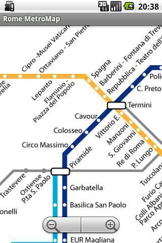 罗马地铁地图截图1