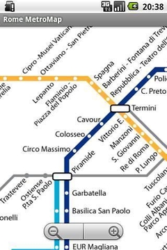 罗马地铁地图截图