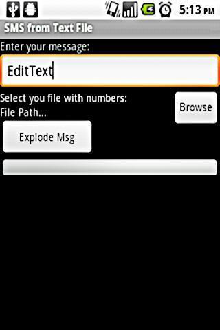 SMS from Text File截图2