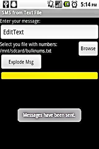 SMS from Text File截图7