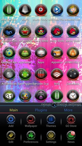 Nexus Q Free GO Launcher Theme截图8