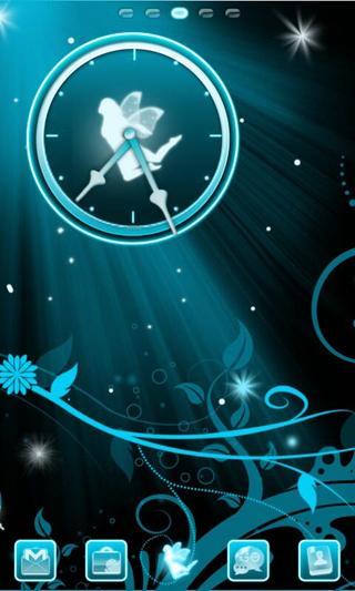 Fairy Blue GO Launcher EX截图4