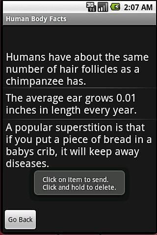 Human Body Facts截图2