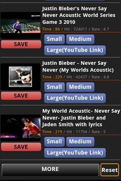 isMusic Justin Bieber截图