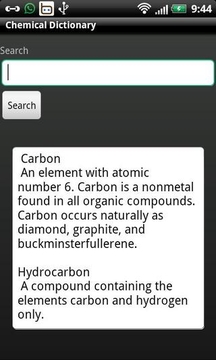 Chemical Dictionary截图